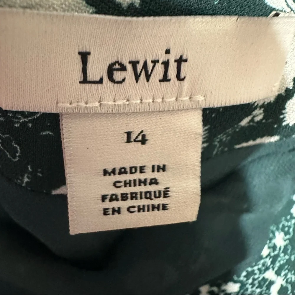 Lewit‎ Clara Printed Floral Ruched Skirt Size 14